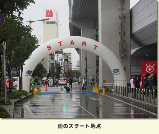 泥まみれで走った西宮国際ハーフマラソン 　2012年11月11日